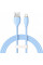 Кабель Baseus Jelly Liquid Silica Gel USB - Lightning (M/M), 2.4 A, 2 м, Blue (CAGD000103)