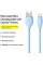 Кабель Baseus Jelly Liquid Silica Gel USB - Lightning (M/M), 2.4 A, 2 м, Blue (CAGD000103)