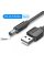 Кабель Vention USB-DC 5.5mm, 0.5m, Black (CEYBD)