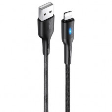 Кабель Usams US-SJ425 USB - Lightning, 1.2 м, Black (SJ425USB01)