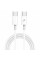 Кабель Grand-X USB Type-C - USB Type-C 20W, 1м, White (CC-03W)