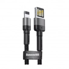 Кабель Baseus Cafule USB-Lightning, 2.4A, 1м Black (6953156283343)