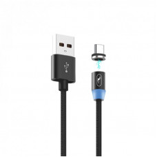 Кабель SkyDolphin S59T Magnetic USB - USB Type-C (M/M), 1 м, Black (SDUSB-000441)