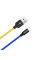 Кабель ColorWay USB-USB Type-C, 2.4А, 1м, Blue/Yellow (CW-CBUC052-BLY)