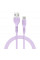 Кабель ACCLAB AL-CBCOLOR-T1PP USB-USB Type-C 1.2м Purple (1283126518270)