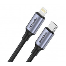 Кабель Foneng X95 Metal Head Braided Cable USB-C - Lightning PD20W 1.2м Black (X95-CA-TCIP)
