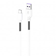 Кабель SkyDolphin S27L Spring Anti-Brake USB - USB Type-C (M/M), 1 м, White (SDUSB-000610)