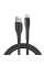 Кабель ColorWay USB-Type-C, 2.4А, 1м, PVC + Led, Black (CW-CBUC034-BK)