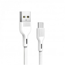 Кабель SkyDolphin S03T USB - USB Type-C (M/M), 1 м, White (USB-000419)