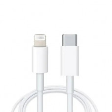 Кабель Apple Woven Charge USB Type-C - Lightning, 1м, White (K28351)