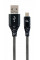 Кабель Cablexpert USB - micro USB (M/M), 2.1 А, преміум, 2 м, чорний (CC-USB2B-AMmBM-2M-BW)