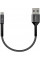 Кабель Intaleo CB0 USB - micro USB (M/M), 0.2 м, Black/Grey (1283126495632)