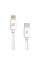 Кабель Grand-X USB-C-Lightning, Power Delivery, 20W, 1м, White (CL-07)