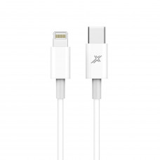 Кабель Grand-X Lightning - USB Type-C 12W, 1м, White (CL-03W)