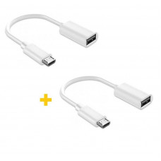 Адаптер XoKo AC-130 USB-microUSB White 2шт. (XK-AC130-WH2)