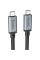 Кабель Hoco US05 USB Type-C - USB Type-C (40Gbps), USB4, 100W, 2 м, Black (US052B)