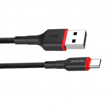 Кабель ColorWay USB - USB Type-C (M/M), 2.4 А, 1 м, Black (CW-CBUC064-BK)