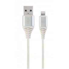 Кабель Cablexpert (CC-USB2B-AMLM-2M-BW2) USB 2.0 A - Lightning, преміум, 2м, білий