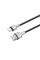 Кабель ColorWay USB - Lightning (M/M), metal head, 2.4 А, 1 м, Black (CW-CBUL046-BK)