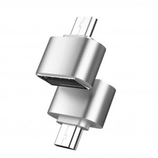 Адаптер XoKo AC-035 USB-USB Type-C Silver (XK-AC035-SL)