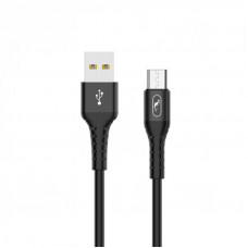 Кабель SkyDolphin S05V TPE Frost Line USB - micro USB (M/M), 1 м, Black (USB-000553)