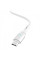 Кабель SkyDolphin S06V LED Smart Power USB - microUSB 1м, White (USB-000558)
