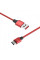 Кабель SkyDolphin S55T Neylon USB - USB Type-C (M/M), 1 м, Red (USB-000437)