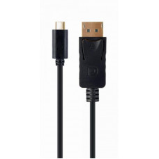 Кабель Cablexpert USB Type-C - DisplayPort (M/M), 2 м, чорний (A-CM-DPM-01)
