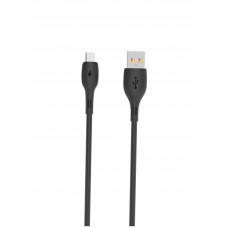 Кабель SkyDolphin S22V Soft Silicone USB - micro USB (M/M), 1 м, Black (SDUSB-000607)