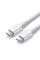 Кабель Ugreen US300 USB-C - USB-C, 2м, White (60552)