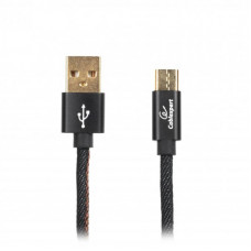 Кабель Cablexpert (CCPB-C-USB-04BK) USB2.0-USB-C преміум 1м чорний