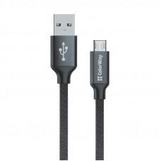 Кабель ColorWay USB - micro USB (M/M), 1 м, Black (CW-CBUM002-BK)