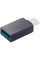 Адаптер Dengos OTG USB-USB Type-C Black (ADP-009)