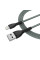 Кабель ColorWay USB - Lightning (M/M), braided cloth, 3 А, 1 м, Gray (CW-CBUL041-GR)