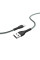 Кабель ColorWay USB - Lightning (M/M), braided cloth, 3 А, 1 м, Gray (CW-CBUL041-GR)