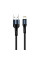 Кабель ColorWay USB - Lightning (M/M), nylon, 2.4 А, 1 м, Black (CW-CBUL045-BK)