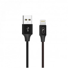 Кабель SkyDolphin S55L Neylon USB - Lightning (M/M), 1 м, Black (SDUSB-000434)