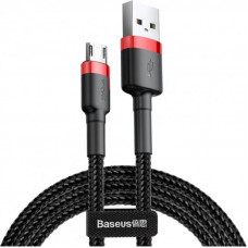 Кабель Baseus Cafule USB-microUSB, 3м Black/Red (CAMKLF-H91)