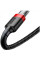 Кабель Baseus Cafule USB-microUSB, 3м Black/Red (CAMKLF-H91)