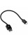 Кабель Dengos USB - micro USB (M/M), 0.25 м, Black (NTK-M-SHRT-BLACK)