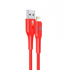 Кабель Usams US-SJ425 USB - Lightning, 1.2 м, Red (SJ425USB02)
