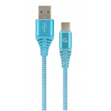 Кабель Cablexpert (CC-USB2B-AMCM-1M-VW) USB 2.0 A - USB Type-C, преміум, 1м, блакитний