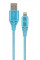 Кабель Cablexpert (CC-USB2B-AMLM-2M-VW) USB 2.0 A - Lightning, преміум, 2м, блакитний