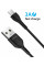 Кабель Grand-X USB-USB Type C, Cu, 3A, 1м, Fast Сharge, Black (PC-03B)