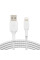 Кабель Belkin Braided USB-Lightning, 1м White (CAA002BT1MWH)