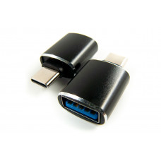 Перехідник Dengos OTG USB-USB-C Black (ADP-018)