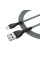 Кабель ColorWay USB-MicroUSB, braided cloth, 3А, 1м, Gray (CW-CBUM041-GR)