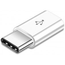 Адаптер XoKo AC-014 MicroUSB - Type-C White XK-AC014-WHT)