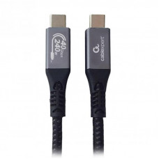 Кабель Cablexpert USB Type-C - USB Type-C (M/М), 240 Вт, 1.5 м, чорний (CCBP-USB4-CMCM240-1.5M)