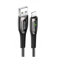 Кабель Usams US-SJ469 USB - Lightning, 1.2 м, Black (SJ469USB01)